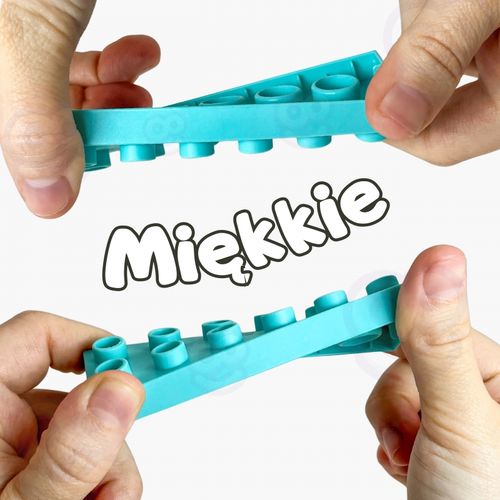 WOOPIE Klocki Soft Blocks Zestaw 99 Elementów w Pudełku na Arena.pl