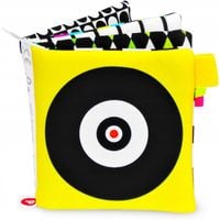 Polski handmade Książeczka sensoryczna kontrastowa materiałowa miękka metki