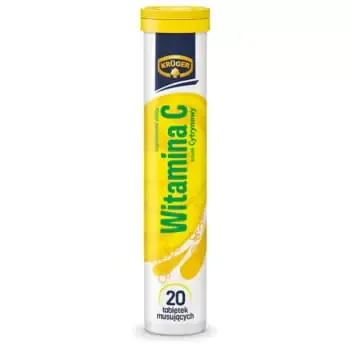 KRUGER WITAMINY MUSUJĄCE WITAMINA C 20TAB CYTRYNOWA 84G zdjęcie 1