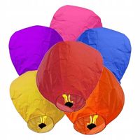 LAMPION SZCZĘŚCIA LAMPIONY WESELE ŚLUB UROCZYSTOŚĆ ZESTAW 10 SZTUK KOLOROWE