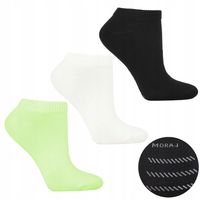 Antypoślizgowe ABS Stopki damskie Bawełniane bez Wzoru MORAJ 3-PARY 38-41