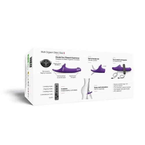 Multi Orgasm Dildo - S - Purple Tr na Arena.pl