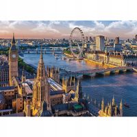 PUZZLE 1000 UKŁADANKA MIASTA LONDYN BIG BEN TAMIZA ANGLIA 12+ TREFL