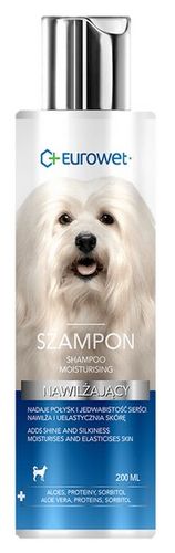 Nawilżający szampon dla psów na suchą skórę i sierść - Eurowet Aloes 200ml na Arena.pl