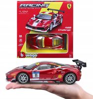Ferrari 488 Challenge 1:24 Bburago KIT 18-26583 SAMOCHÓD MODEL DO ZŁOŻENIA