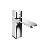 Keria Q bateria umywalkowa stojąca , chrom