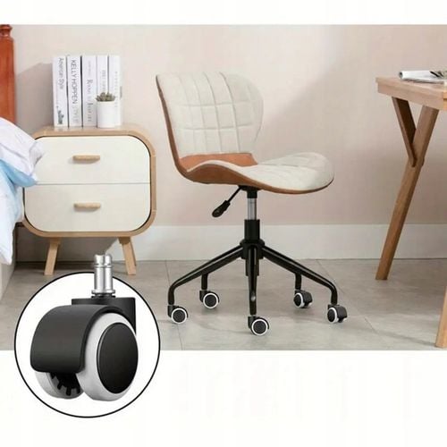 KÓŁKA DO FOTELA Obrotowego Krzesła Kauczukowe Gumowe 10mm dla IKEA na Arena.pl