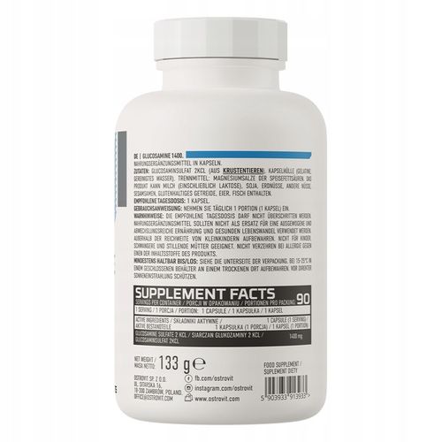 OSTROVIT GLUCOSAMINE 1400 mg - 90 kaps na Arena.pl