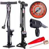 POMPKA ROWEROWA SAMOCHODOWA Z MANOMETREM DO ROWERU PODŁOGOWA RĘCZNA DUNLOP