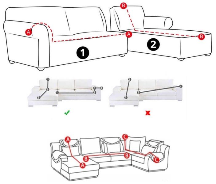 POKROWIEC NA KANAPĘ SOFĘ NAROŻNIK ELASTYCZNY ŻAKARD JODEŁKA 235-300 zdjęcie 12