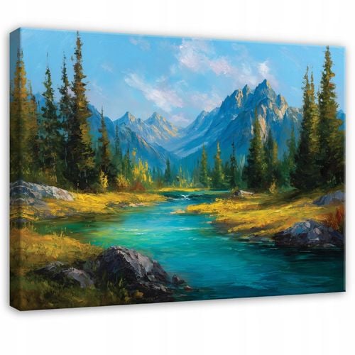 Obraz Na Płótnie Do Sypialni Salonu Góry 60x40 na Arena.pl