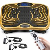 Platforma wibracyjna UNDERFIT Gold masaż Bluetooth głośnik fitness