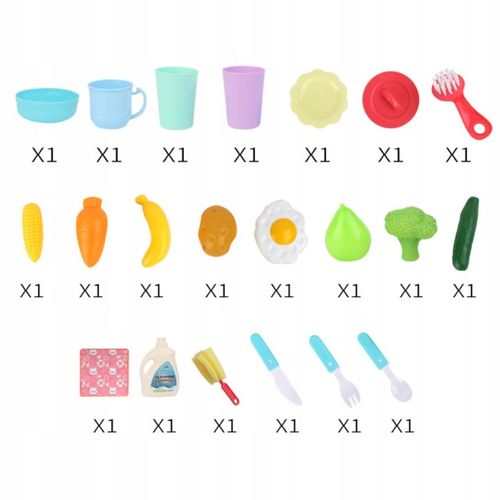 DUŻY ZLEWOZMYWAK AKCESORIA KRAN WODA NOWY KUCHNIA DLA DZIECI ZESTAW PREZENT na Arena.pl