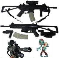 M16 Karabin na kulki 74 cm Pistolet BROŃ + KULKI I TARCZA