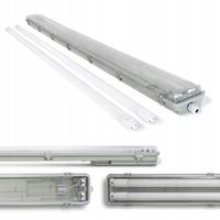 Oprawa hermetyczna 150cm + świetlówki LED lampa garażowa wodoszczelna