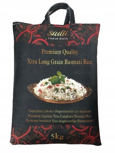 Ryż Basmati Sadii Długoziarnisty Aromatyczny 5kg EXTRA LONG Indie na Arena.pl