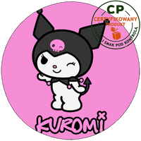 Opłatek na tort Kuromi