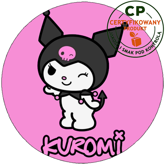 Opłatek na tort Kuromi zdjęcie 1