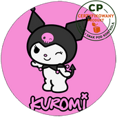 Opłatek na tort Kuromi