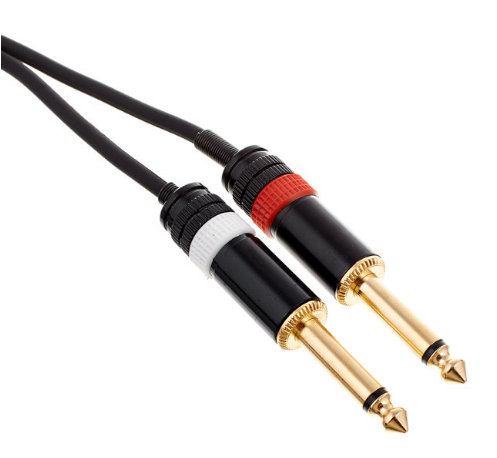 Kabel przewód audio sygnałowy Jack 6,3 mm stereo 3 m pozłacany the sssnake na Arena.pl