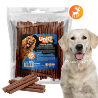 Smaczki przysmaki dla psa paluszki z dziczyzny 500g UNIQ PETS
