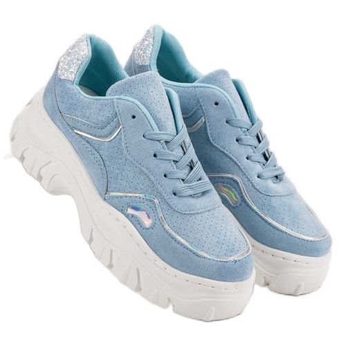 Modne Błękitne Sneakersy r.37 na Arena.pl