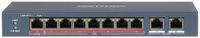 Switch PoE 8+2 HIKVISION DS-3E0310HP-E 8x PoE 2x Uplink 1x HiPoE 110W
