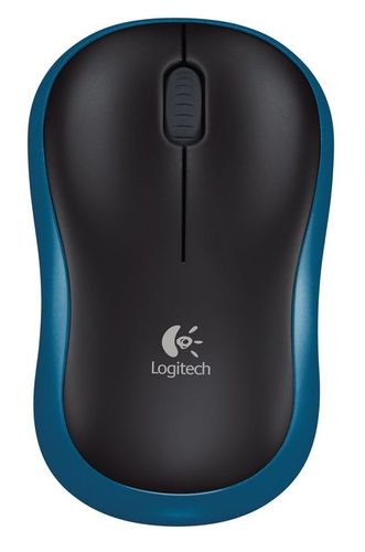 Myszka bezprzewodowa Logitech M185 910-002239 niebieska na Arena.pl