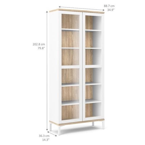 Biała gablota witryna Roomers na Arena.pl