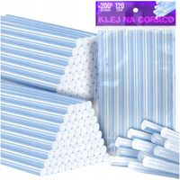 KLEJ DO PISTOLETU NA GORĄCO WKŁAD KLEJOWY BEZBARWNY MOCNY 11MM 120