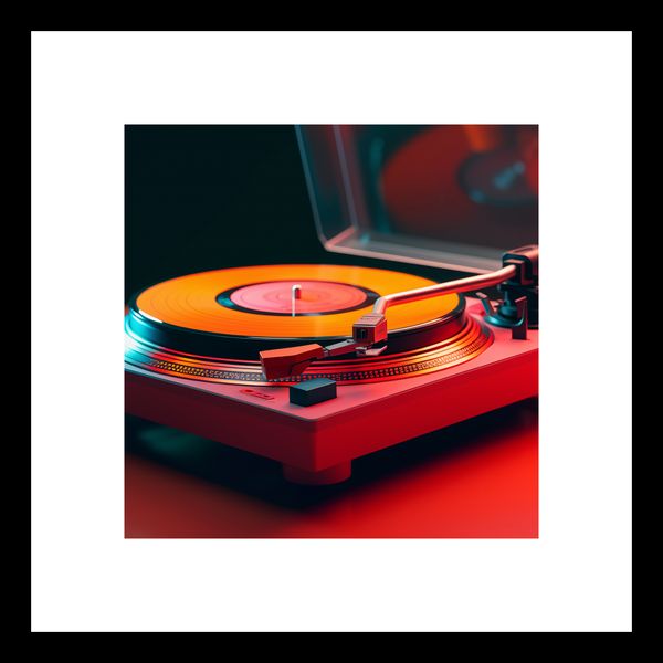 Plakat 20x20cm Retro Granie zdjęcie 3