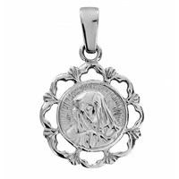 SREBRNY MEDALIK Z MATKĄ BOSKĄ SREBRO PRÓBY 925
