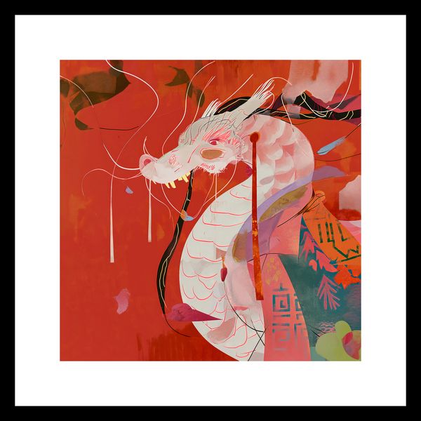 Plakat 30x30cm Orientacyjny Smok zdjęcie 3
