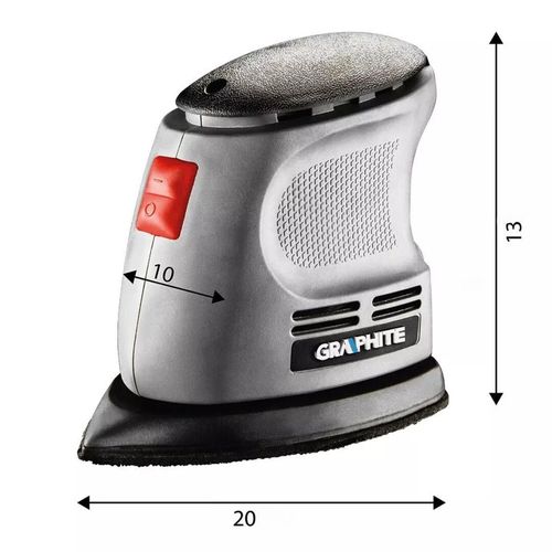 Szlifierka oscylacyjna delta 105W GRAPHITE 59G335 na Arena.pl