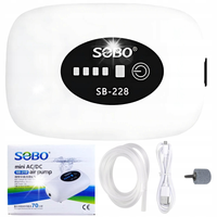 POMPKA TLENU AERATOR DO AKWARIUM MOCNA CICHA 50L USB AKUMULATOR NATLENIACZ