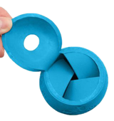 Zabawka dla psa piłka na przysmaki o zapachu niebieska 6,5cm UNIQ PETS