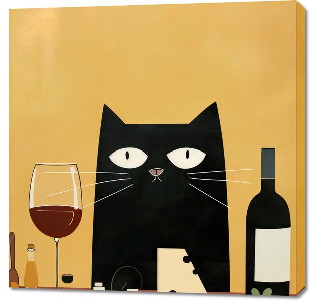 Obraz 90x90cm Gastronomiczna Uczta zdjęcie 1