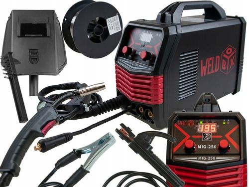 Spawarka inwertorowa MIGomat IGBT spawanie z gazem i bez drut 0,8-1,0mm na Arena.pl