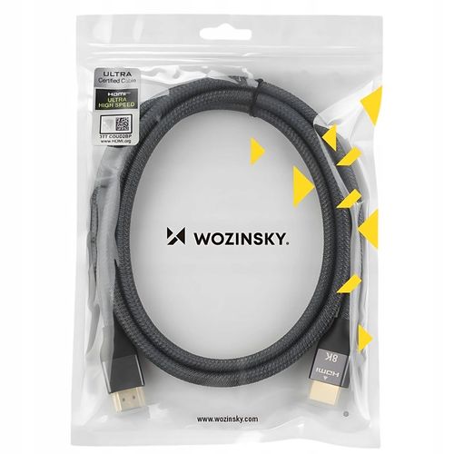 KABEL HDMI 2.1 CERTYFIKOWANY HIGH SPEED 8K 60HZ /4K 120HZ PRZYŁĄCZE na Arena.pl