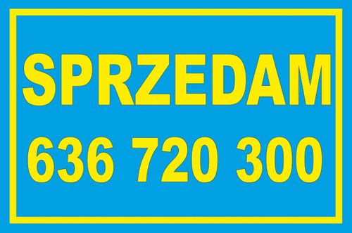 Tablica Szyld SPRZEDAM DOM DO WYNAJĘCIA 60x40cm na Arena.pl