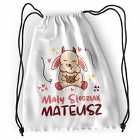 Plecak Sportowy Szkolny Dla Mateusza Syna Dziecka Z Nadrukiem Ze Zdjęciem