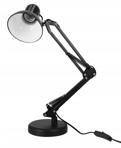 Lampka LED Biurkowa Lampa Szkolna Nocna Kreślarska Regulowana Uchwyt na Arena.pl