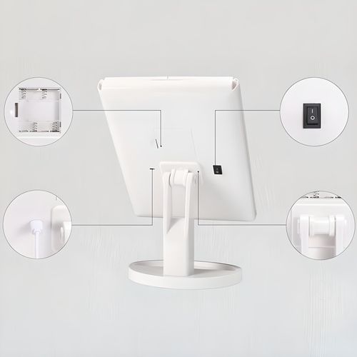 PODŚWIETLANE LUSTERKO DO MAKIJAŻU LED KOSMETYCZNE na Arena.pl