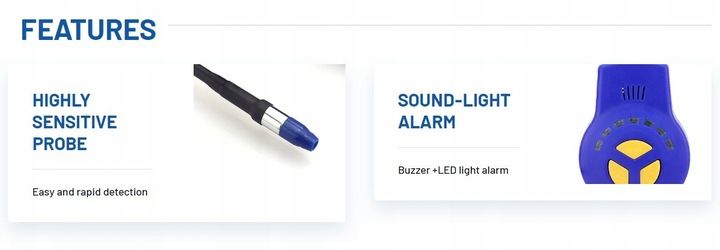 Wykrywacz nieszczelności czynników chłodniczych np. R134a R404a R410a R407c zdjęcie 6