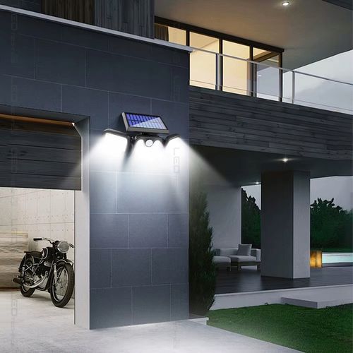 Naświetlacz solarny LED czujnik ruchu zmierzchu PIR Lampa zewnętrzna na Arena.pl