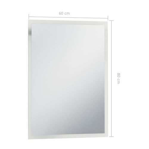 LUSTRO ŁAZIENKOWE ŚCIENNE LED 60 x 80 cm na Arena.pl
