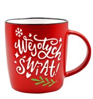 kubek ceramiczny Wesołych Świąt UP-023