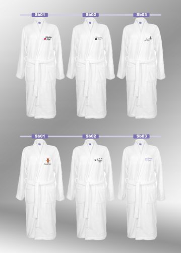 SZLAFROK BIAŁY Z HAFTEM rozmiar 2XL unisex PREZENT personalizacja IMIĘ na Arena.pl