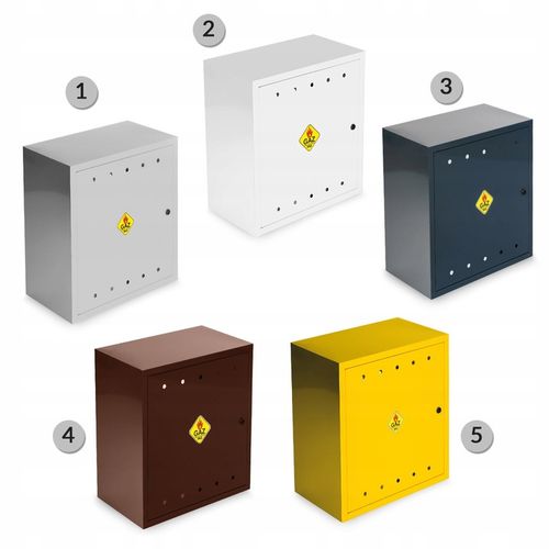 SKRZYNKA GAZOWA 60x60x25 SZAFKA STANDARD NA ZAWÓR GAZ KOLOR ŻÓŁTY na Arena.pl