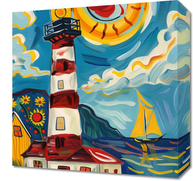 Obraz 40x40cm Żywa Przystań zdjęcie 1